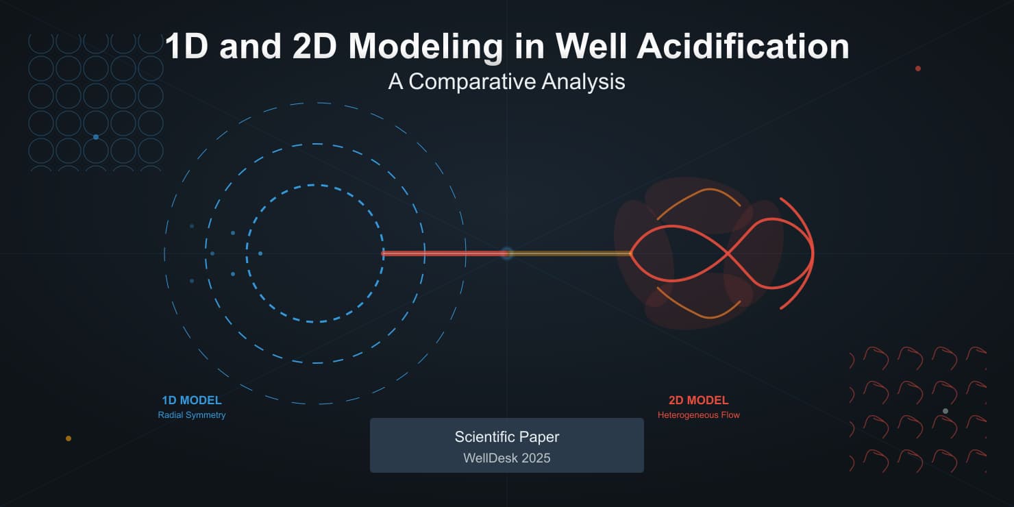 1D and 2D acidification modeling results comparison
